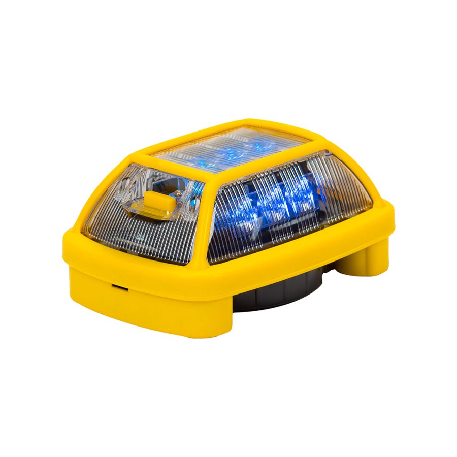 EMERGENCY LED LIGHT BATTERY / MAG. MOUNT BLUE