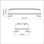 PROSIGNAL - FIERY PERMANENT / MT LOW DOME - AMBER / CLEAR LENS