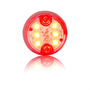 PROSIGNAL - PAL06 - 6 LED HIDE-A-WAY STROBE 12V - RED